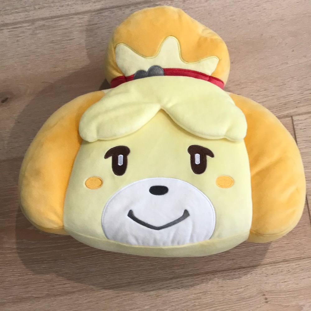 Animal Crossing Isabella Yellow Plush Character Pillow